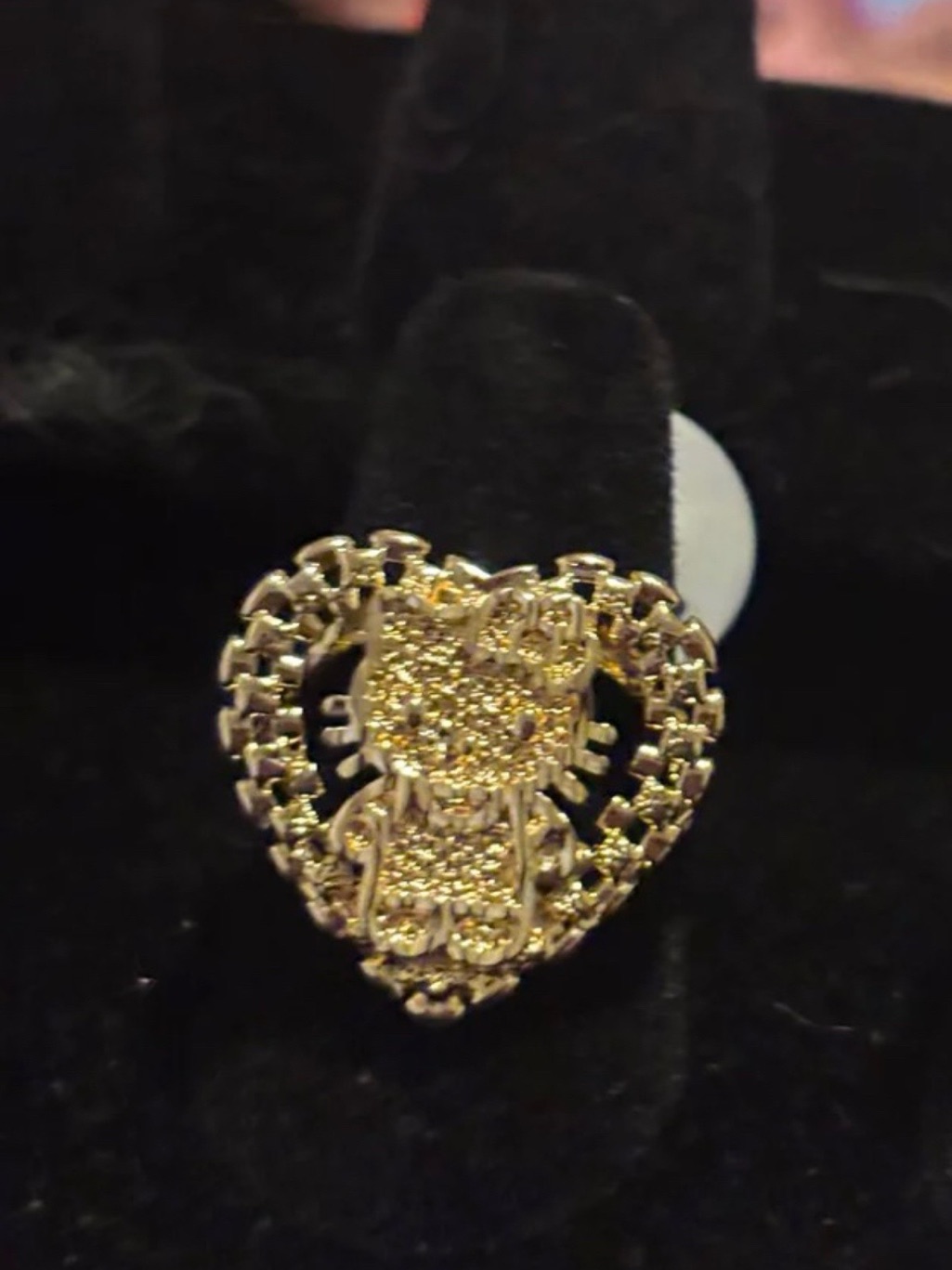 Gold Hello Kitty Rolex Band Ring Gold Hello Kitty Rolex Band Ring